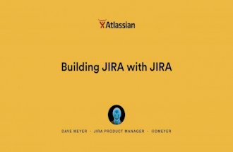 Building JIRA with JIRA