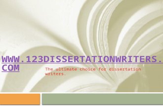 123 dissertation writers