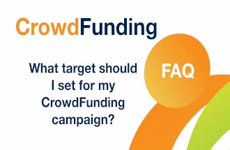 What target should I set for my crowdfunding campaign?