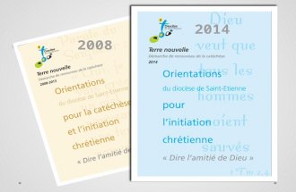 Présentation des orientations diocésaines de Saint-Etienne 2014