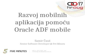 Razvoj mobilnih aplikacija pomoću Oracle ADF mobile