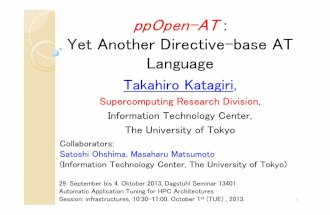 ppOpen-AT : Yet Another Directive-base AT Language