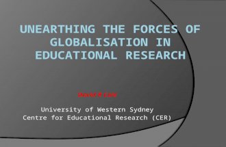 Globalisation and Educational Research