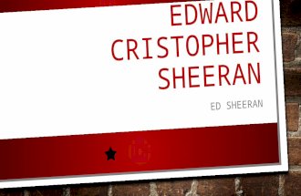 Edward cristopher sheeran