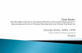 Case study on Six Sigma (2014 ExL Conference)
