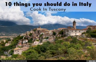 10 things you should do in Italy