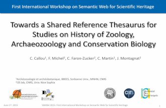 Towards a Shared Reference Thesaurus for Studies on History of Zoology, Archaeozoology and Conservation Biology