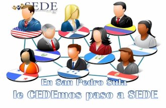 S.E.D.E:  Capacitacion en San Pedro Sula