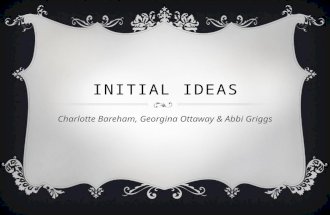 Initial and developed ideas
