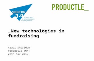 New technologies in fundraising