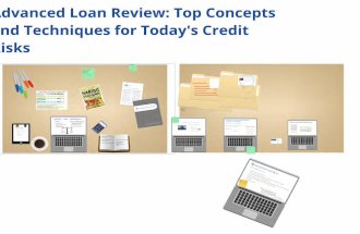 Advanced Loan Review: Top Concepts and Techniques for Today’s Credit Risks