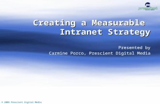 Creating A Measurable Intranet Strategy Prescient Digital Media
