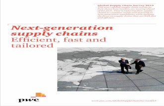 Next-Generation Supply Chains: Efficient, fast and tailored