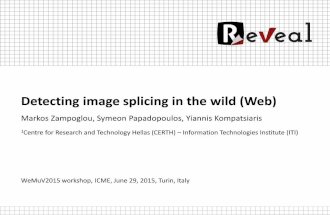 Detecting image splicing in the wild Web