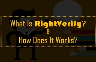 What is Right Verify? & How does it works?