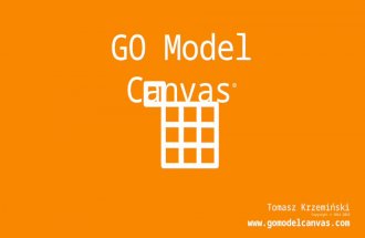 Design of strategy   GO Model Canvas