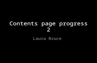 Contents page progress 2