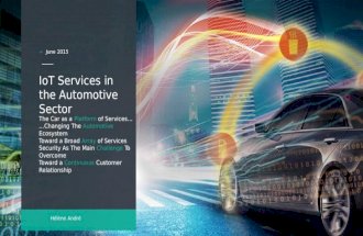 IoT services in the automotive sector