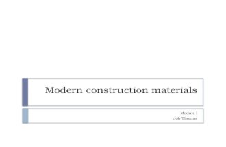 Modern construction materials mod i