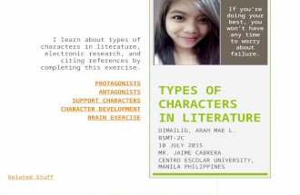 Types of Characters in Literature