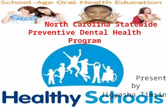 North carolina statewide preventive dental health program
