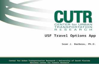 USF Travel Options App