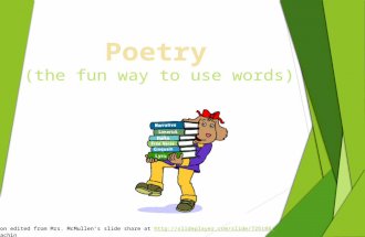 Poetry ppt