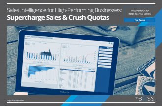 Sales Intelligence For High-Performing Businesses: Supercharge Sales & Crush Quotas