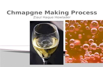 Champagne making process