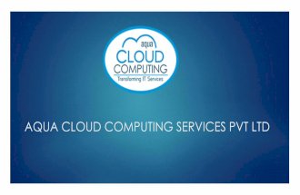 Aqua Cloud Computing Services PPT