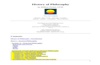 History of Philosophy, By William Turner, S.T.D. 1903