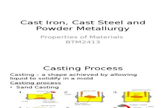 Cast Iron, Cast Steel and Powder Metallurgy.pptx