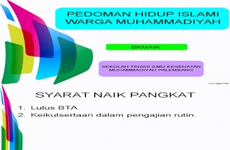 Pedoman Hidup Islami Warga Muhammadiyah Net