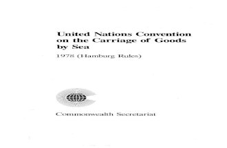 UN Convention on the Contract of Carriage by sea