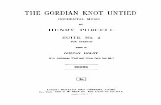 Purcell the Gordian Knot Untied Ste2 HolstEd Fs