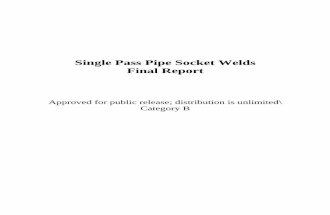 2006 Single Pass Pipe Socket Welds Final Report