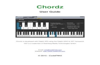 Chordz User Guide