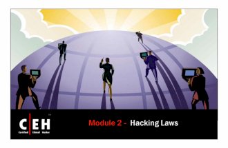 CEHv6.1 Module 02 Hacking Laws