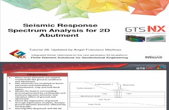28_2D Seismic Response Analysis of Bridge Abundment
