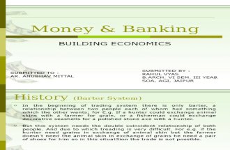 Presentation on Money & Banking