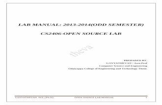 Foss Lab Manual