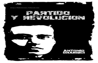 Antonio Gramsci Partido y Revolucion