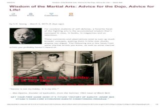Wisdom of the Martial Arts_ Advice for the Dojo, Advice for Life! – - Black Belt