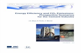 Energy Efficiency and CO2 Emissions Prospective Scenarios for the Cement Industry