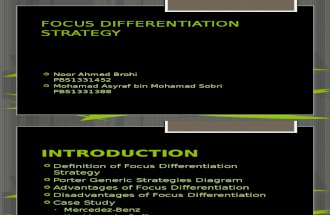 Focus Differentiation Strategy