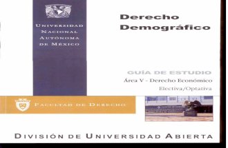 Derecho Demografico Area v-Derecho Economico