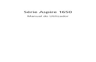 Acer Aspire 1650 Manual