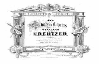 Kreutzer 2nd Violin Part