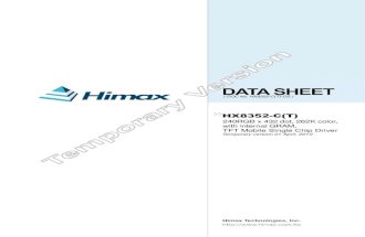 Himax HX8352 Spec