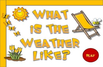 Whats the Weather Like (Game)